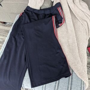 Wide legged baby blue pants